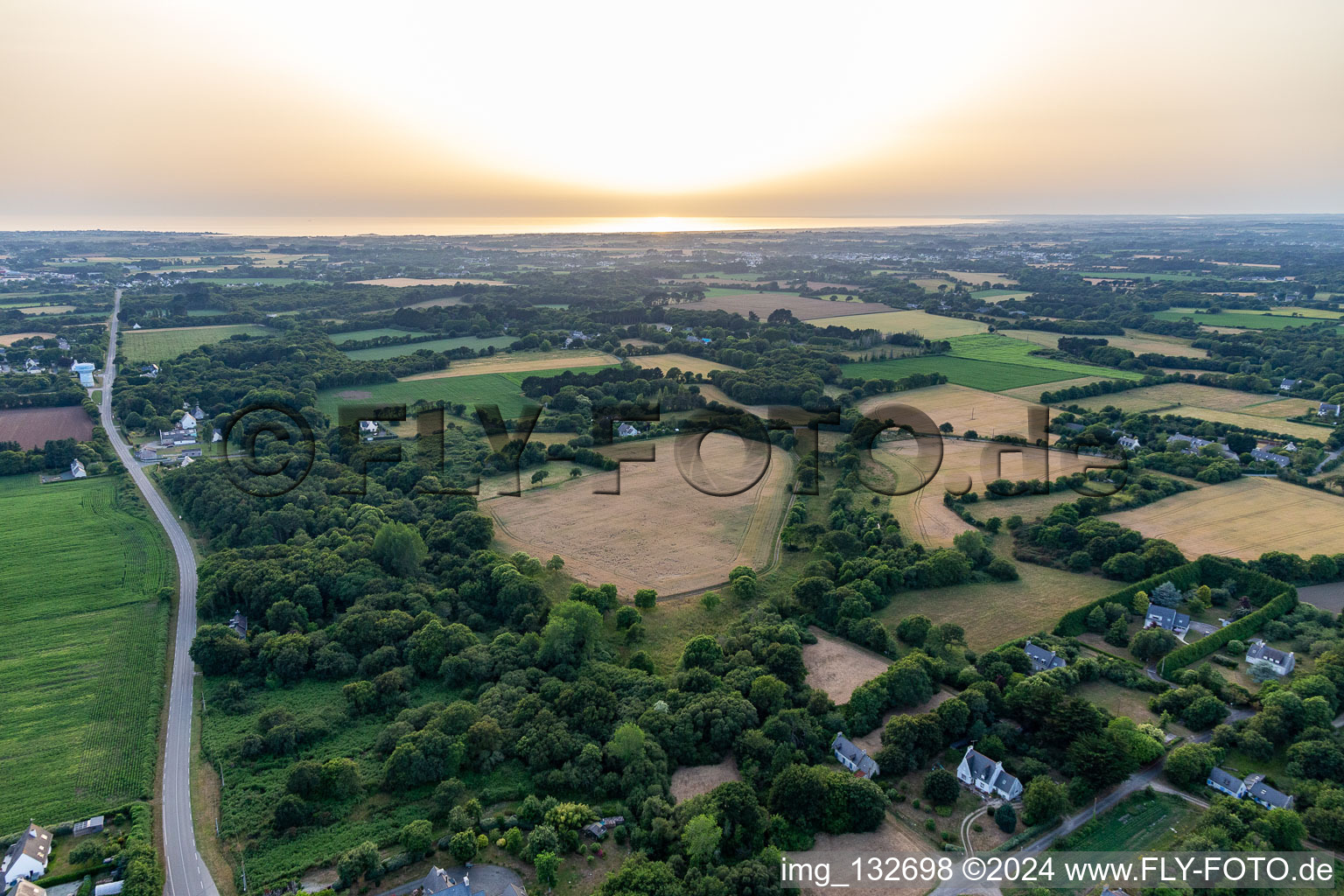 Plobannalec-Lesconil dans le département Finistère, France vue d'en haut