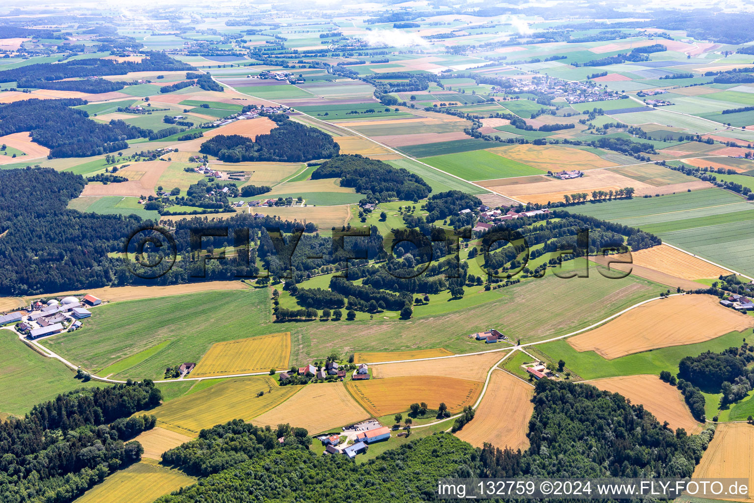 Photographie aérienne de Club de golf Schloßberg eV à le quartier Altersberg in Reisbach dans le département Bavière, Allemagne