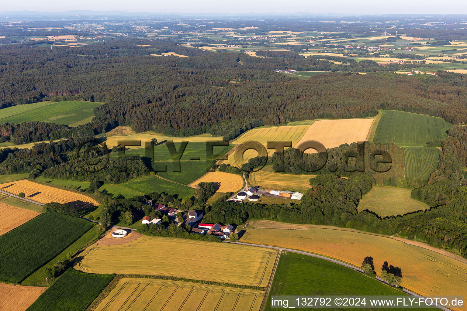 Photographie aérienne de Quartier Dittenkofen in Mamming dans le département Bavière, Allemagne