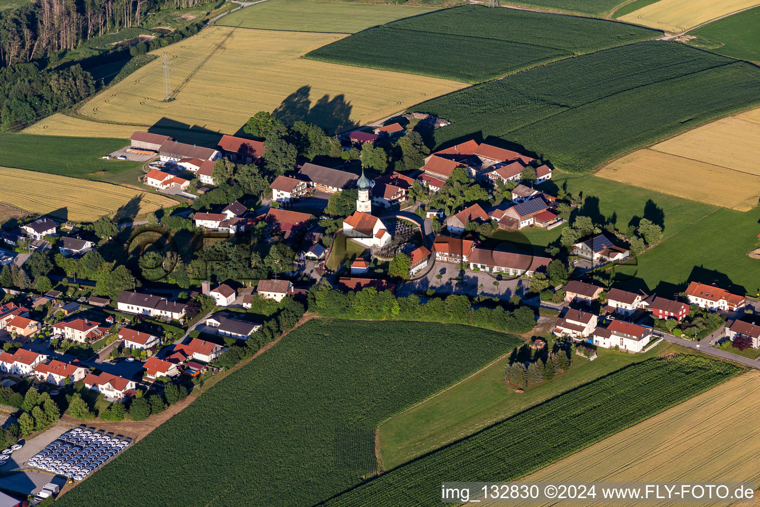 Photographie aérienne de Quartier Hainberg in Arnstorf dans le département Bavière, Allemagne