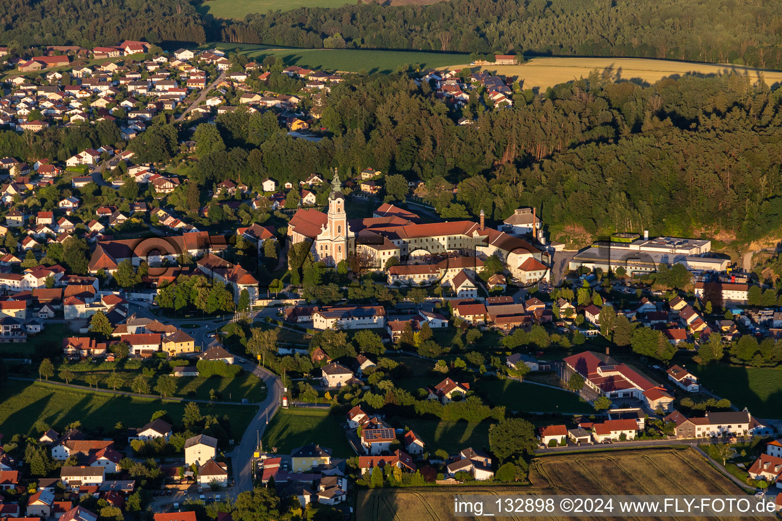 Photographie aérienne de Quartier Sankt Peter in Aldersbach dans le département Bavière, Allemagne