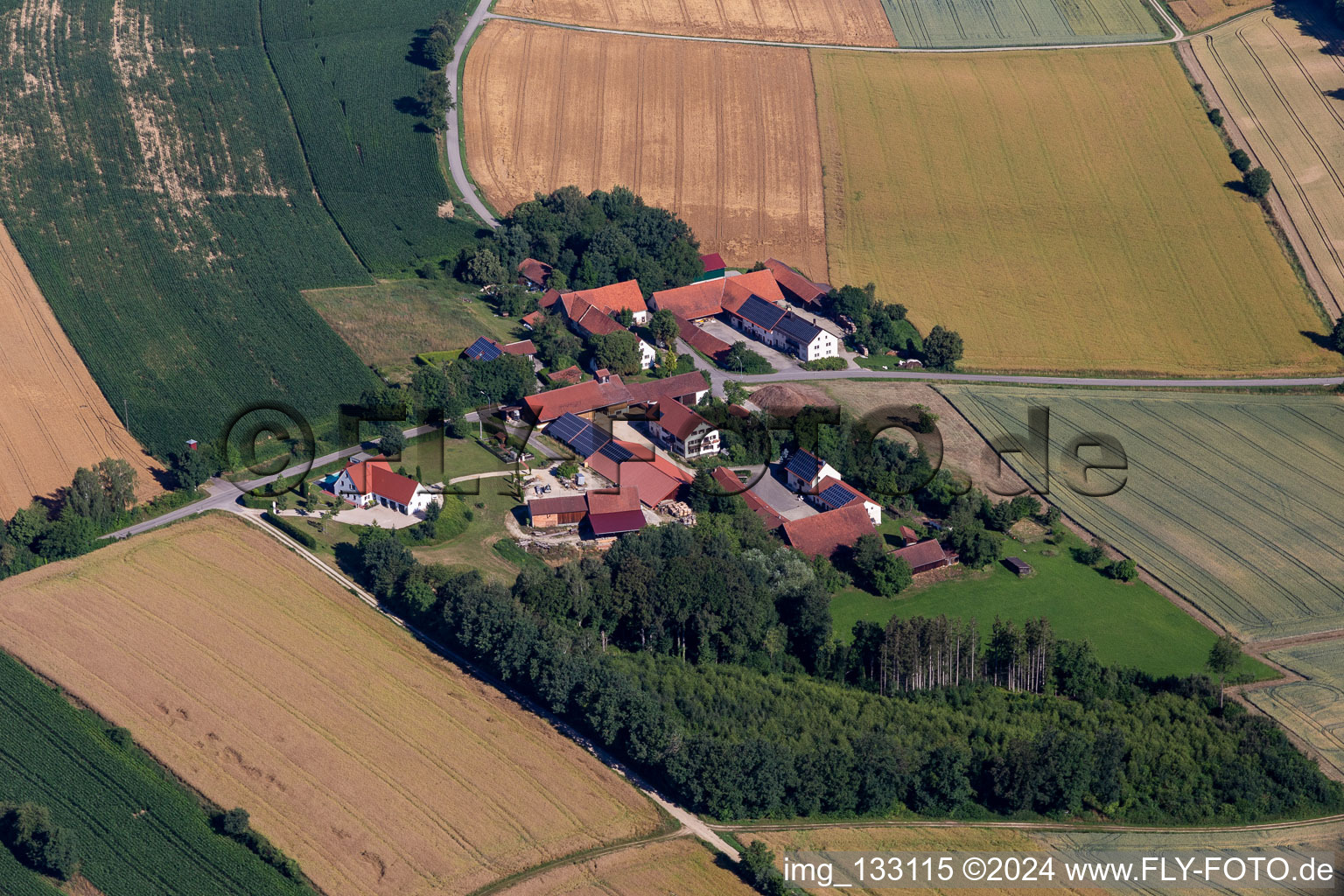 Vue aérienne de Quartier Pfeffendorf in Rottenburg an der Laaber dans le département Bavière, Allemagne