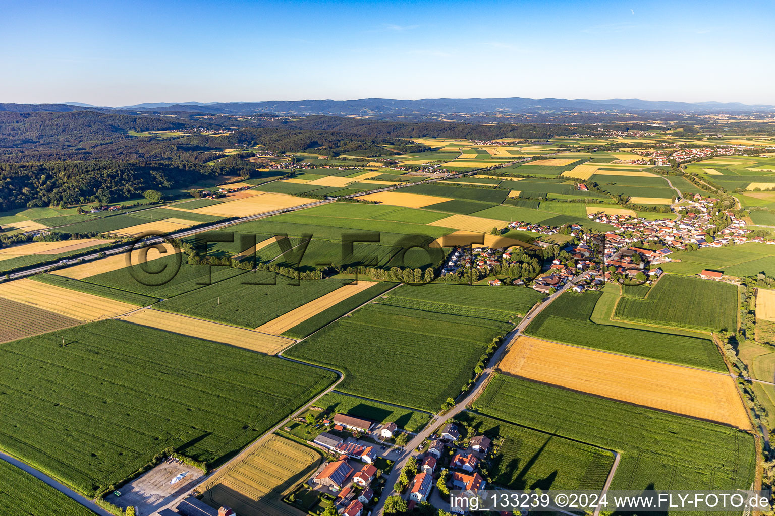 Photographie aérienne de Quartier Oberzeitldorn in Kirchroth dans le département Bavière, Allemagne