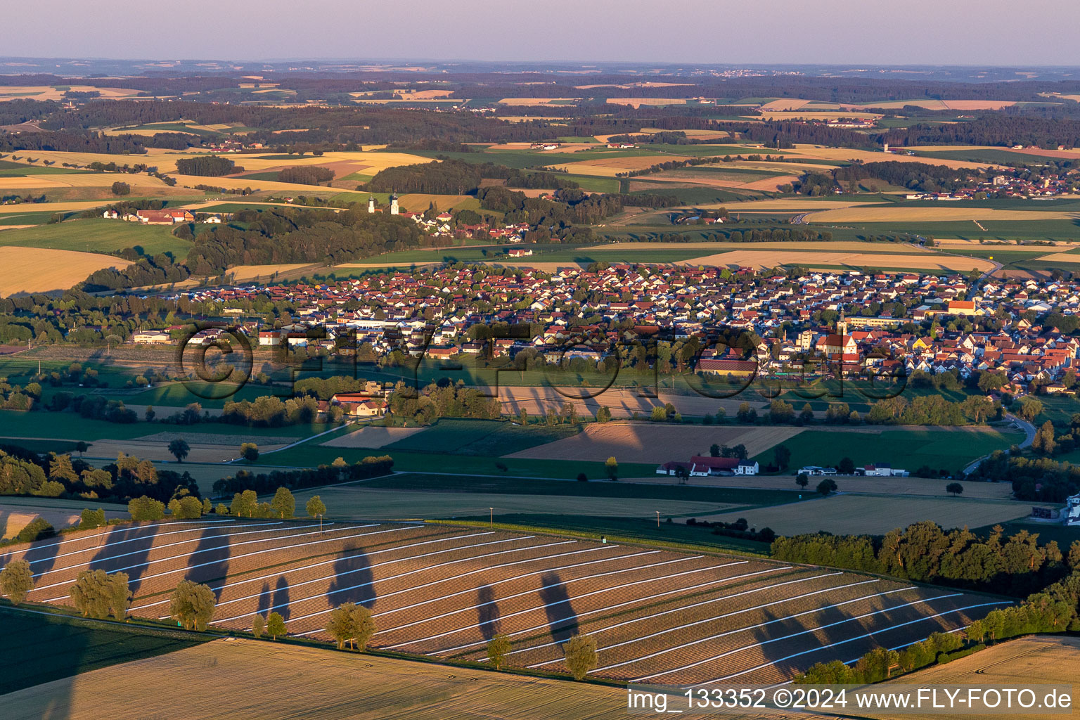 Geiselhöring dans le département Bavière, Allemagne vue d'en haut