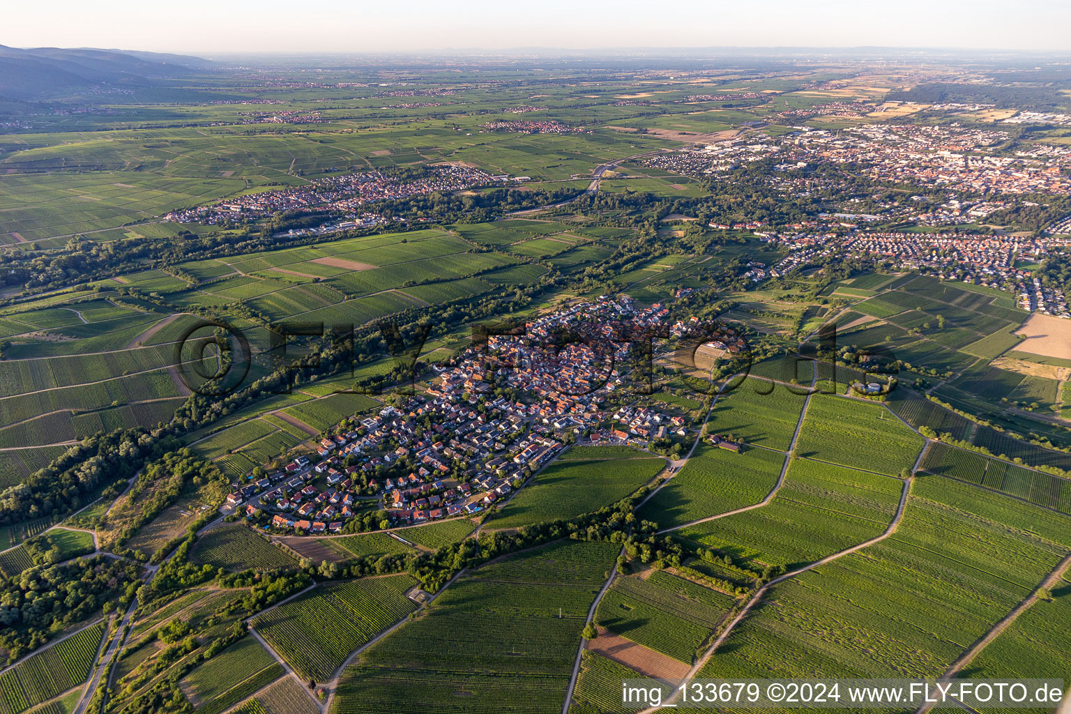 Vue oblique de Quartier Arzheim in Landau in der Pfalz dans le département Rhénanie-Palatinat, Allemagne