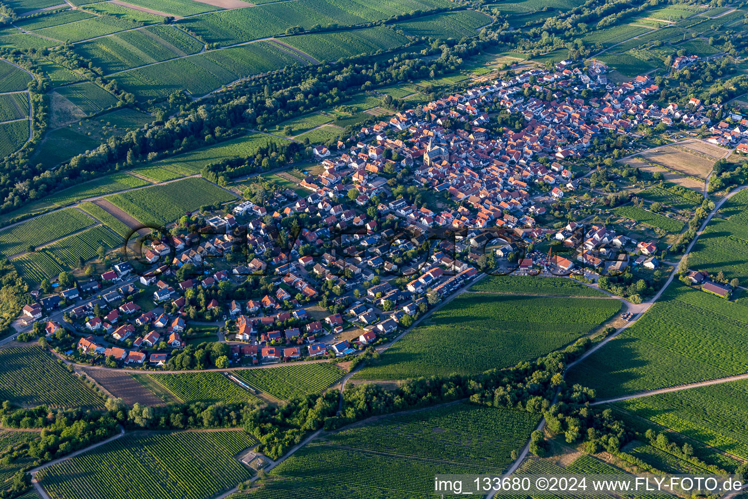 Quartier Arzheim in Landau in der Pfalz dans le département Rhénanie-Palatinat, Allemagne d'en haut