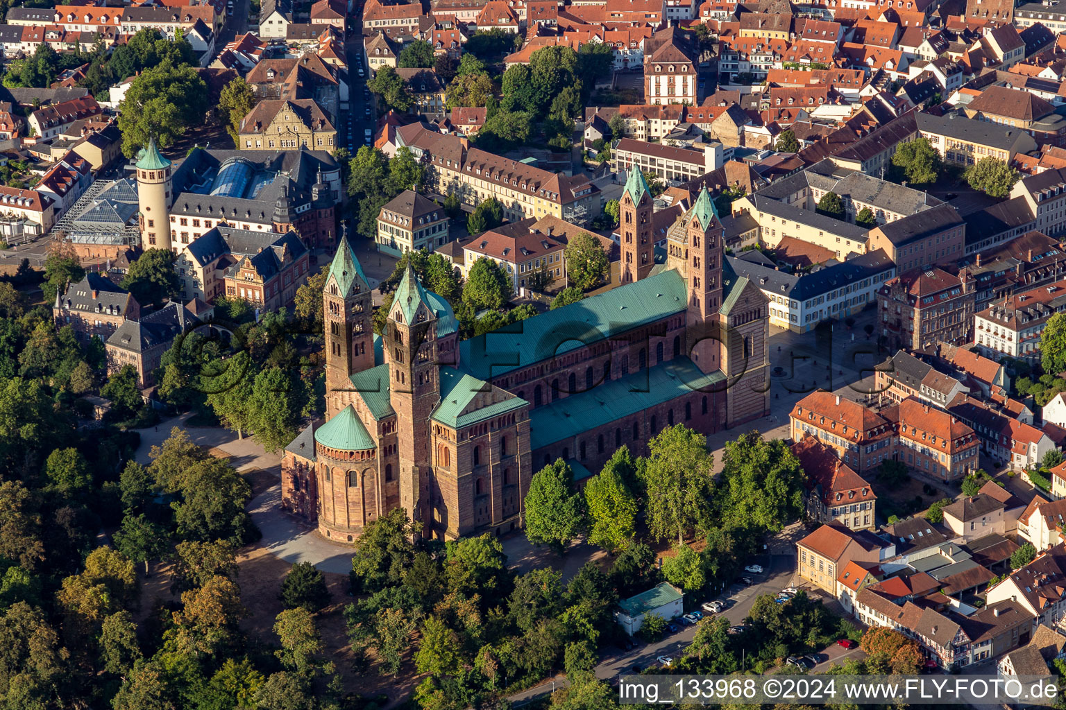 Dom à Speyer à Speyer dans le département Rhénanie-Palatinat, Allemagne d'en haut