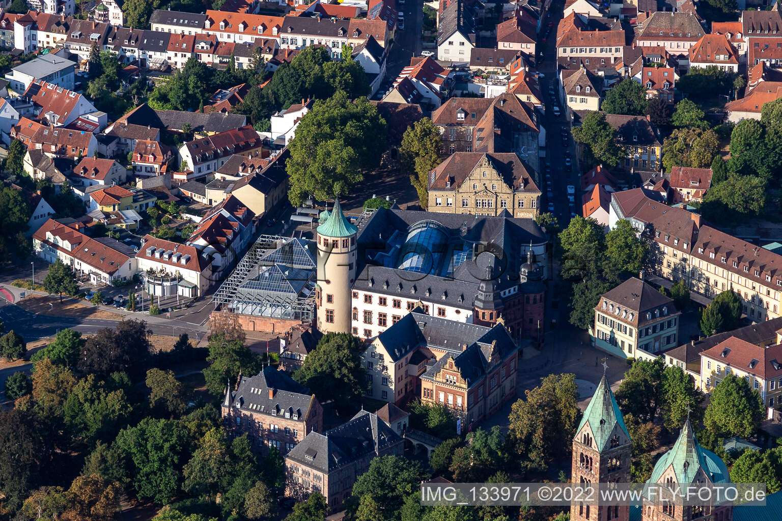 Vue aérienne de Musée historique du Palatinat à Speyer dans le département Rhénanie-Palatinat, Allemagne