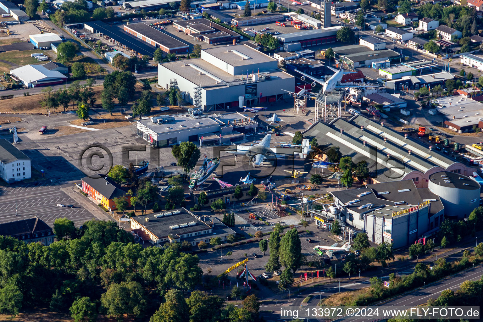 Vue aérienne de Musée de la technologie Speyer à Speyer dans le département Rhénanie-Palatinat, Allemagne