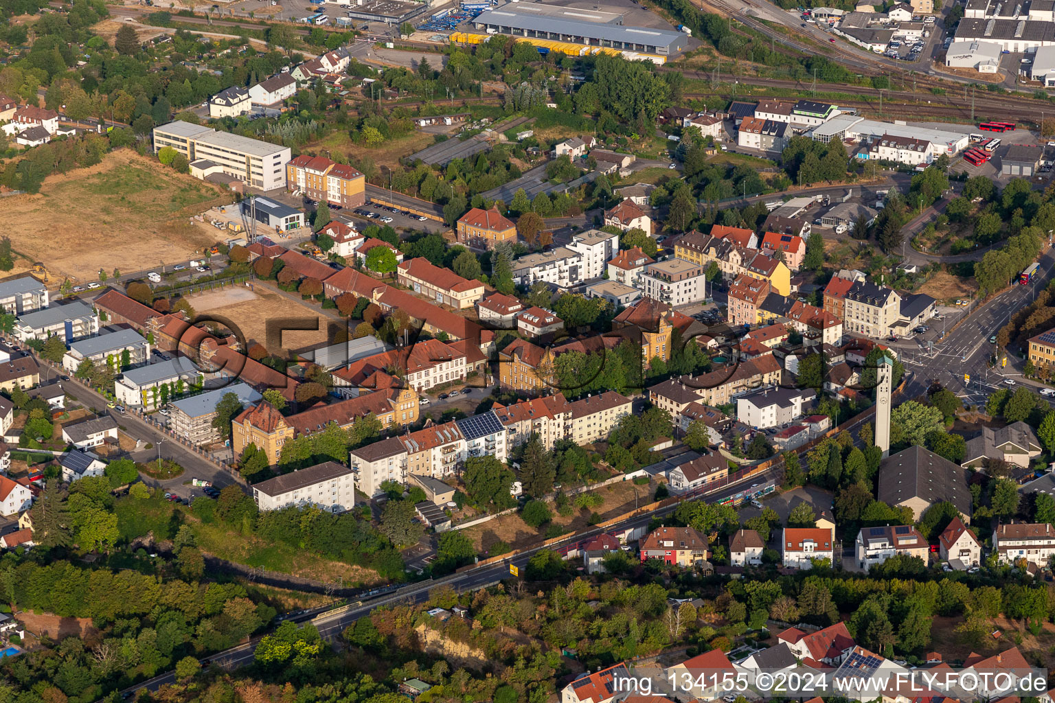 Vue aérienne de Bureau d'enregistrement Bruchsal m Ivy Campus Bruchsal à Bruchsal dans le département Bade-Wurtemberg, Allemagne