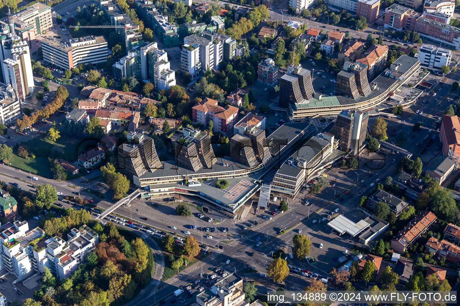 Vue aérienne de CONDOMINIO ZETADUE DIREZIONALE 70 à Modena dans le département Modena, Italie