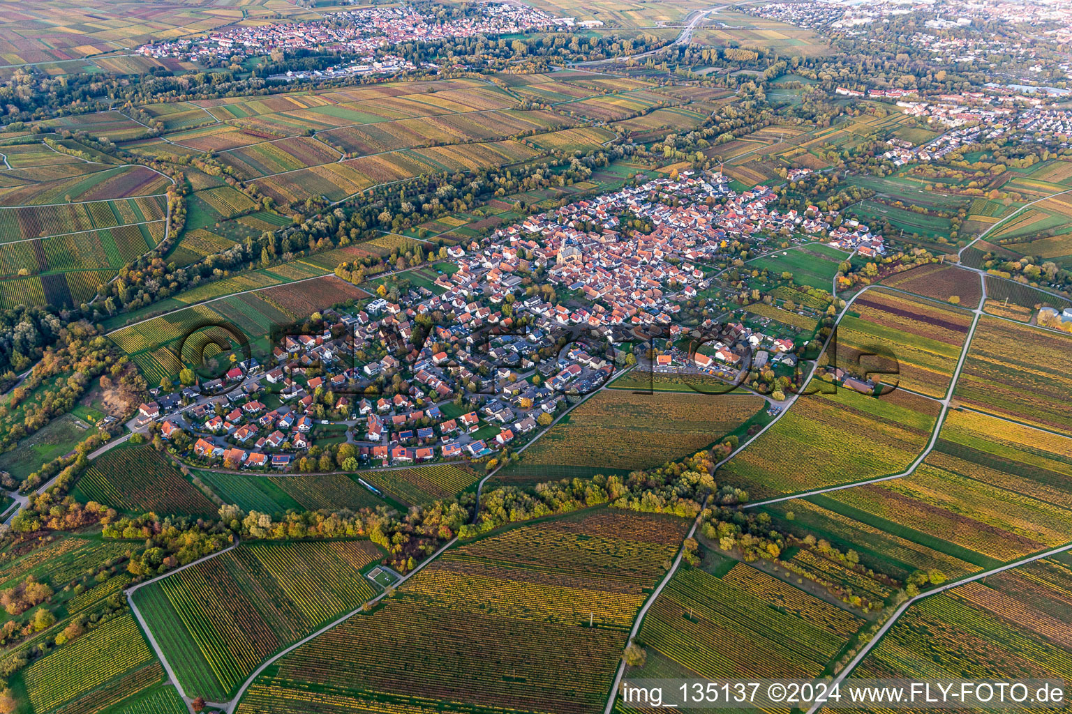 Quartier Arzheim in Landau in der Pfalz dans le département Rhénanie-Palatinat, Allemagne hors des airs