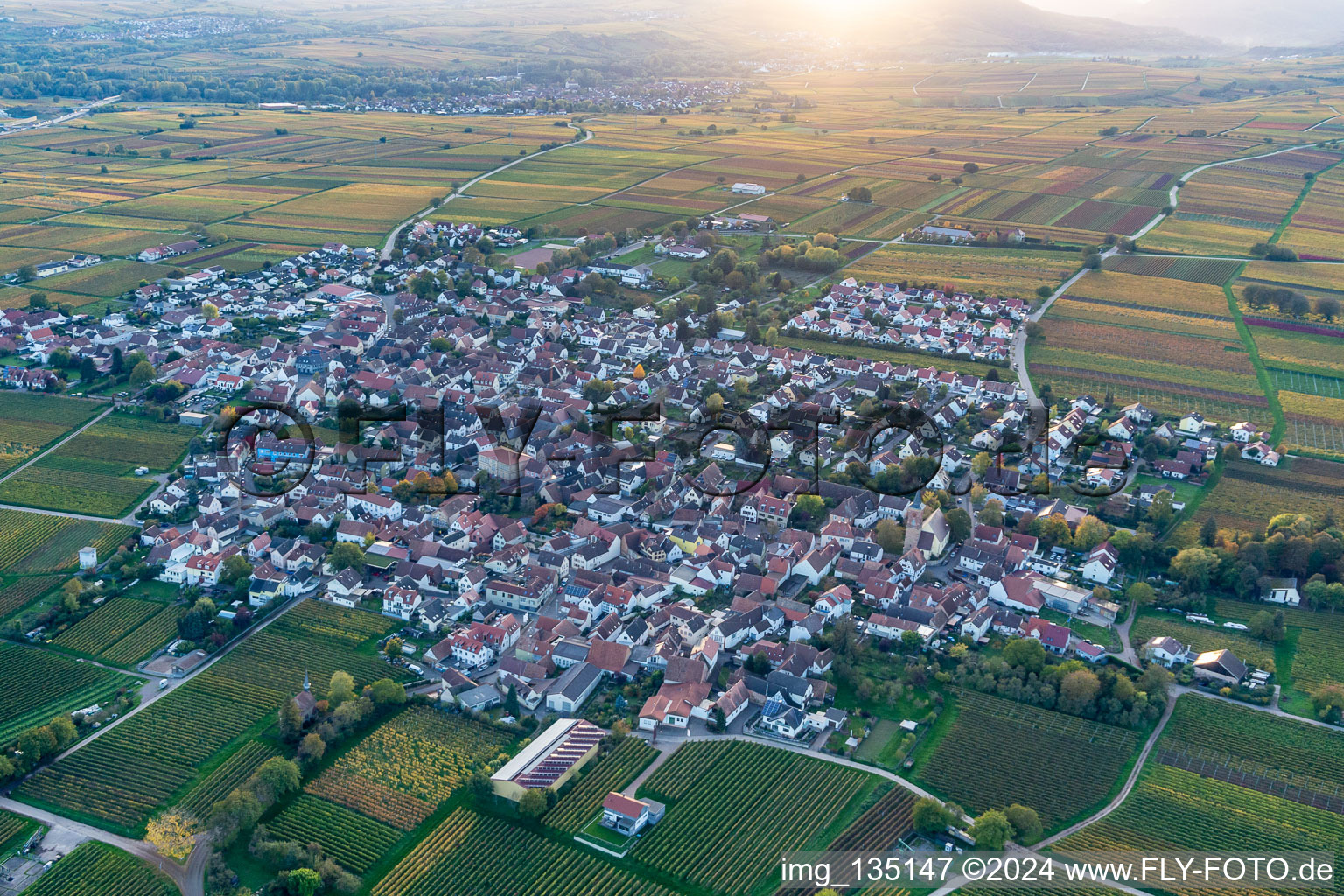 Enregistrement par drone de Quartier Nußdorf in Landau in der Pfalz dans le département Rhénanie-Palatinat, Allemagne