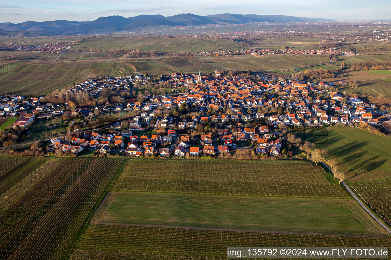 Vue aérienne de Du sud à le quartier Mörzheim in Landau in der Pfalz dans le département Rhénanie-Palatinat, Allemagne