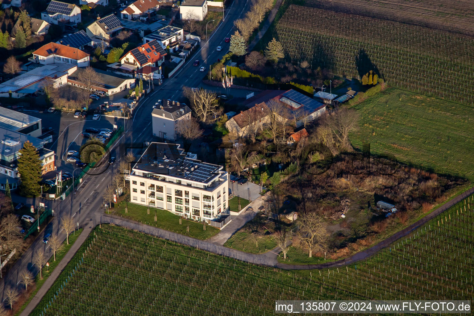 Vue aérienne de Wollmesheimer Höhe à Landau in der Pfalz dans le département Rhénanie-Palatinat, Allemagne