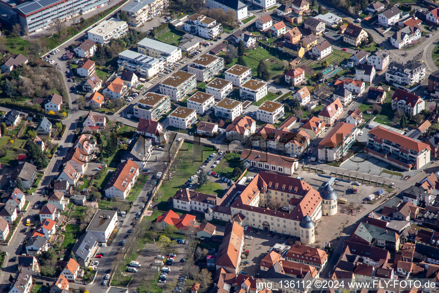 Photographie aérienne de Verrouiller Bad Bergzabern à Bad Bergzabern dans le département Rhénanie-Palatinat, Allemagne