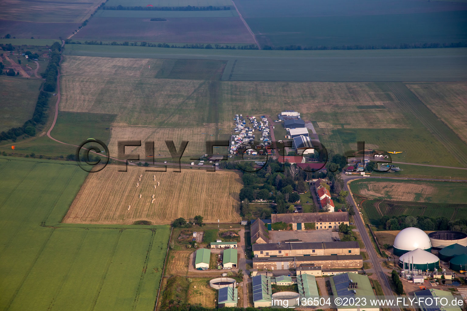 Photographie aérienne de Quartier Asmusstedt in Ballenstedt dans le département Saxe-Anhalt, Allemagne