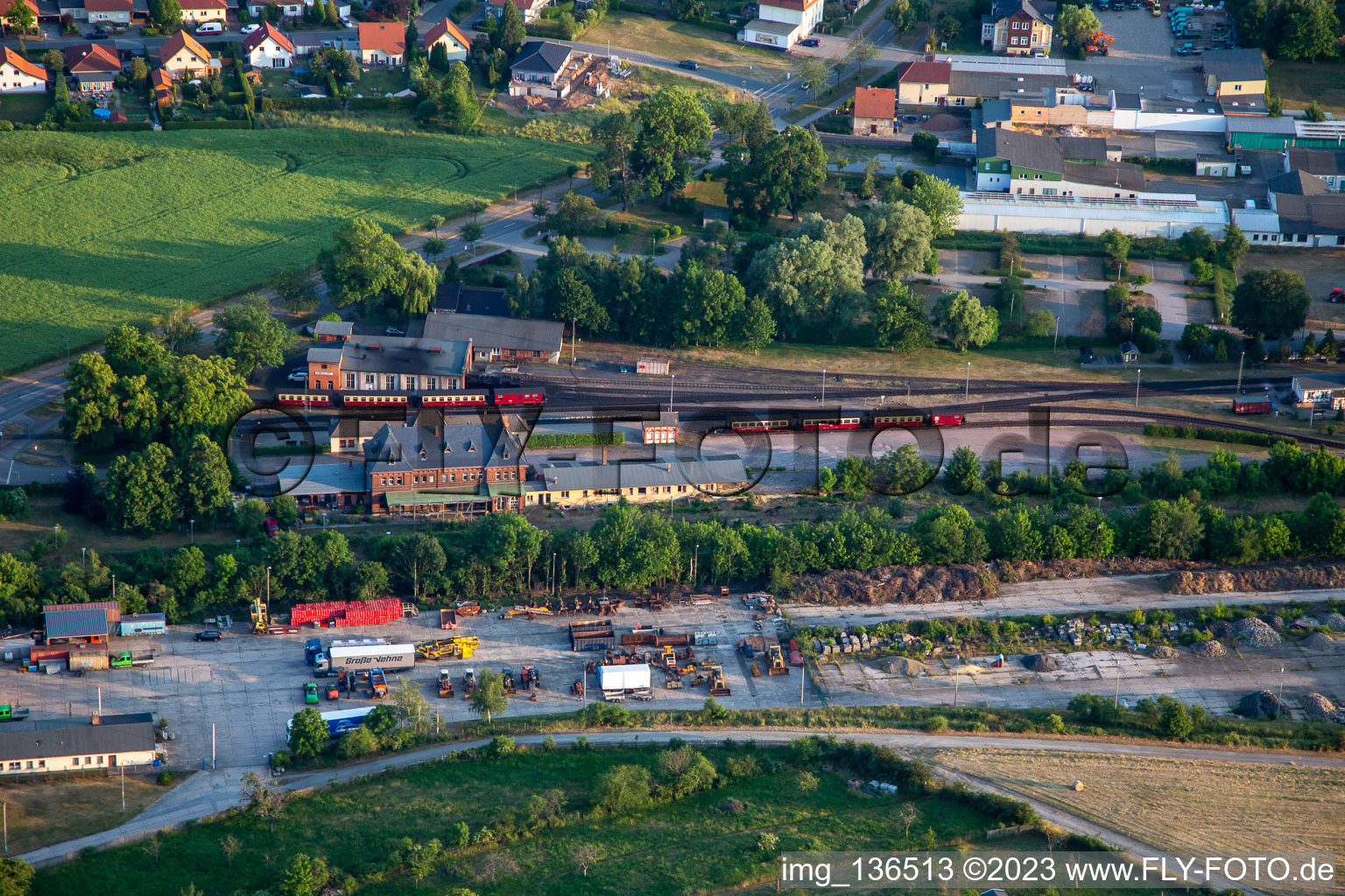 Photographie aérienne de Poste Gernrode à le quartier Gernrode in Quedlinburg dans le département Saxe-Anhalt, Allemagne