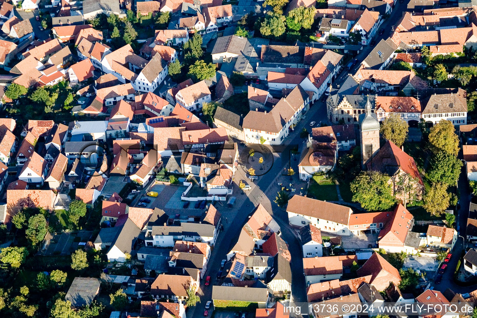 Photographie aérienne de Quartier Billigheim in Billigheim-Ingenheim dans le département Rhénanie-Palatinat, Allemagne