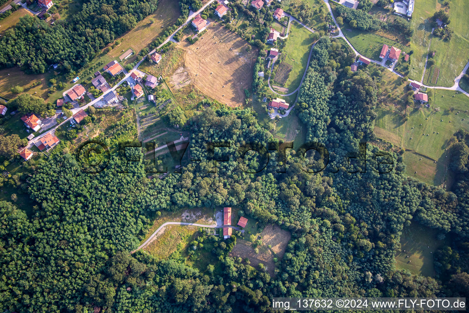 Nova Gorica dans le département Slovénie, Slovénie du point de vue du drone