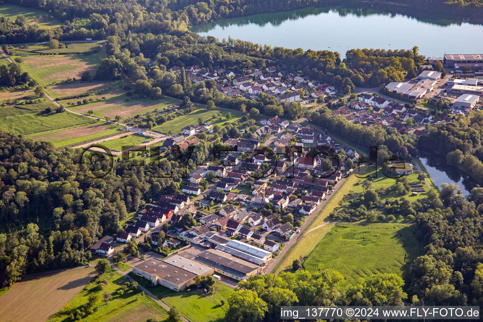 Photographie aérienne de Quartier Grauelsbaum in Lichtenau dans le département Bade-Wurtemberg, Allemagne