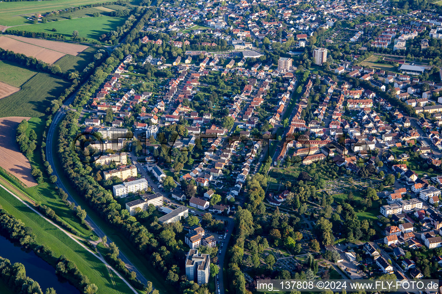 Vue aérienne de Hornisgrindestr à Kehl dans le département Bade-Wurtemberg, Allemagne