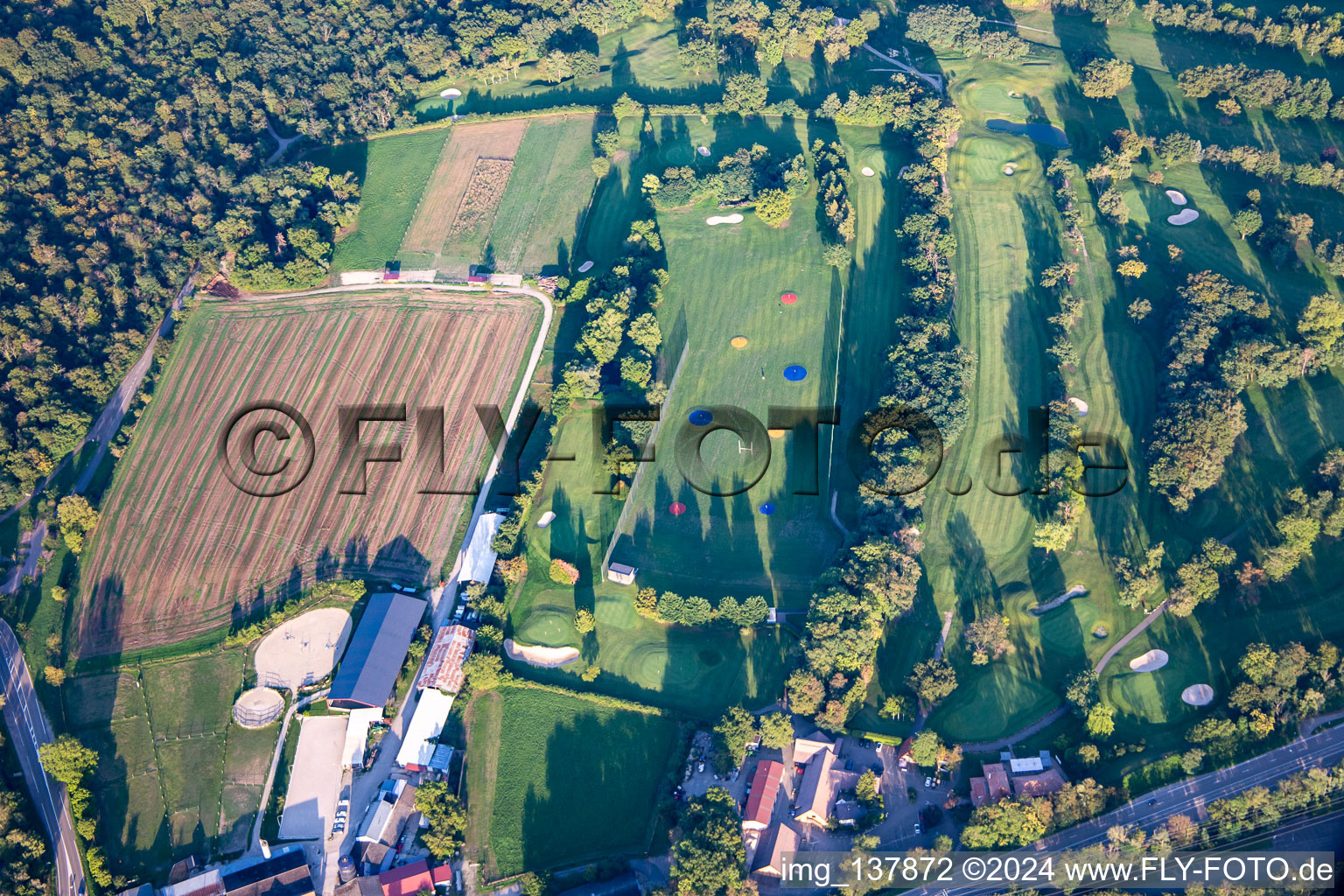 Vue oblique de Golf Club Strasbourg à Illkirch-Graffenstaden dans le département Bas Rhin, France