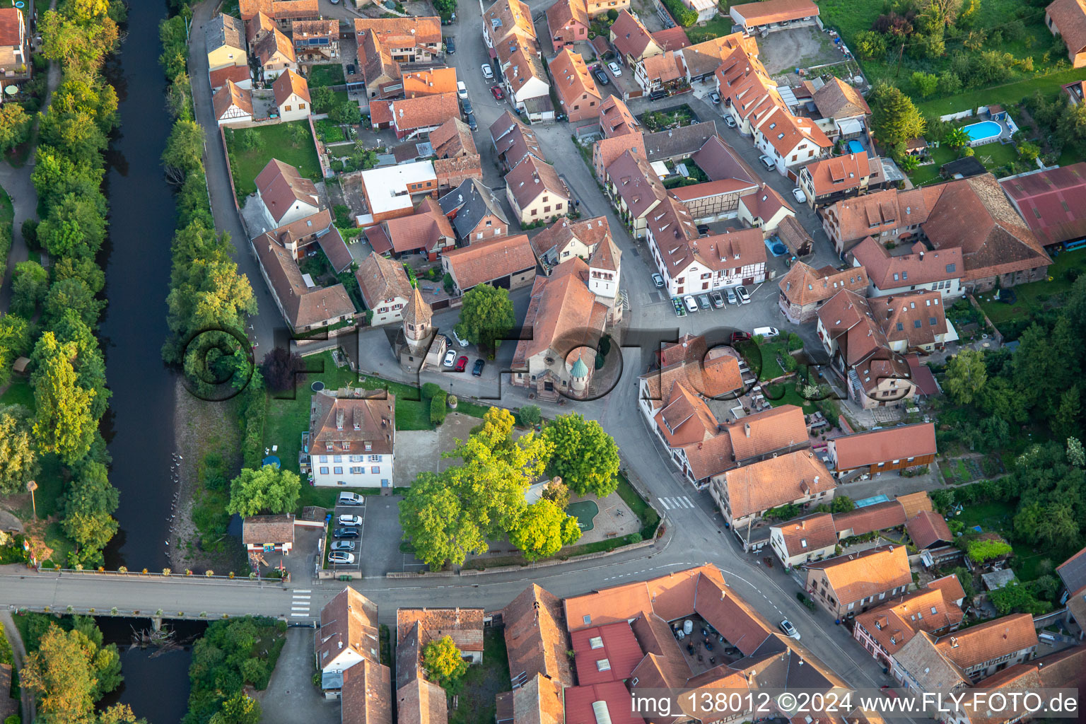 Photographie aérienne de Parc Audéou à Avolsheim dans le département Bas Rhin, France