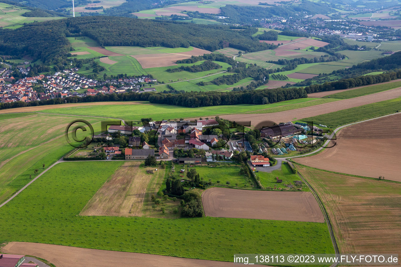 Vue aérienne de St. Antoniushof à Abtweiler dans le département Rhénanie-Palatinat, Allemagne