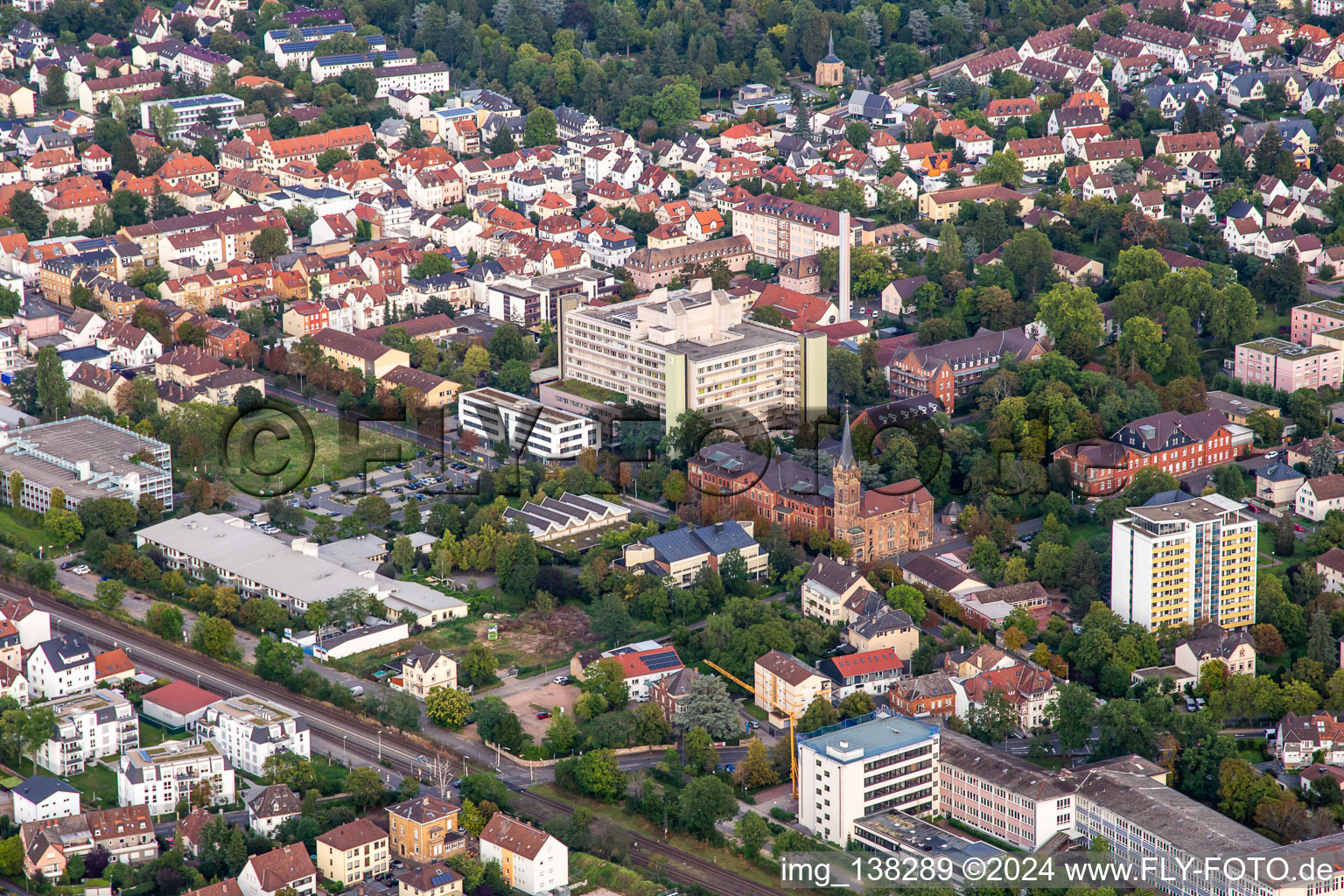 Vue aérienne de Fondation Kreuznacher Diakonie à Bad Kreuznach dans le département Rhénanie-Palatinat, Allemagne