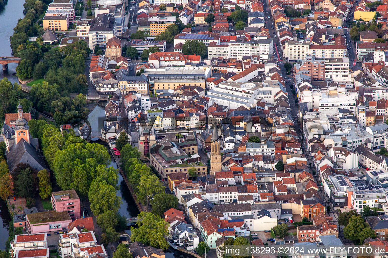 Vue aérienne de Sparkasse Rhein-Nahe à Bad Kreuznach dans le département Rhénanie-Palatinat, Allemagne