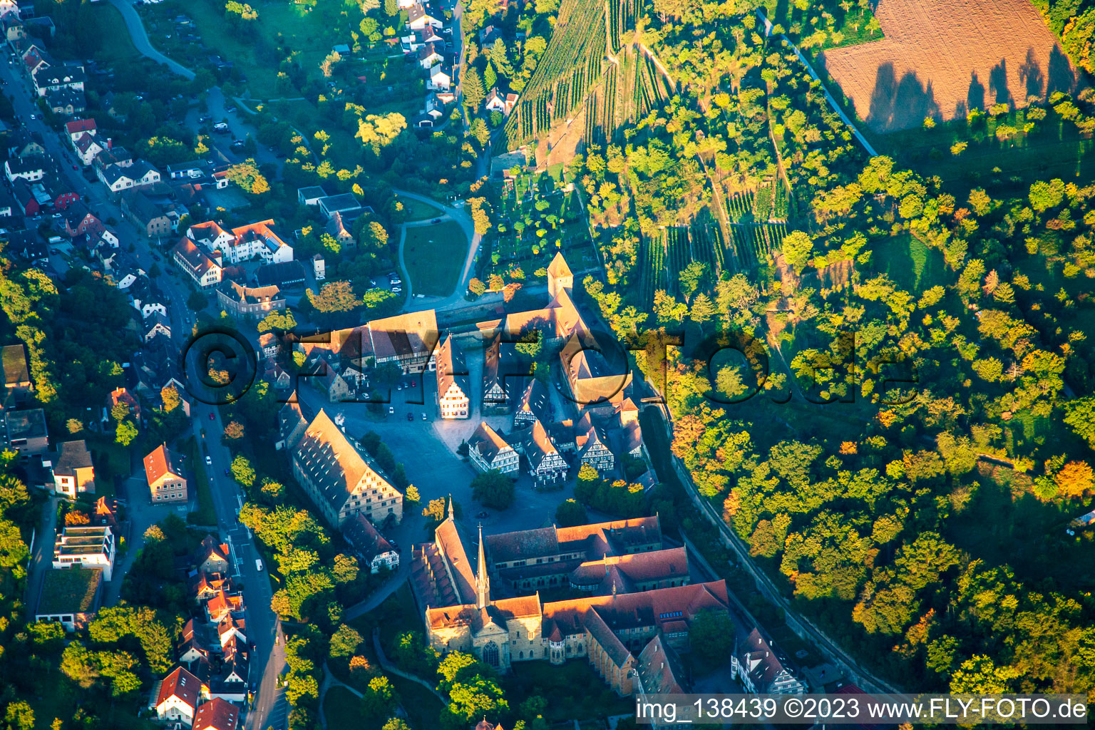 Photographie aérienne de Monastère Maulbronn à Maulbronn dans le département Bade-Wurtemberg, Allemagne