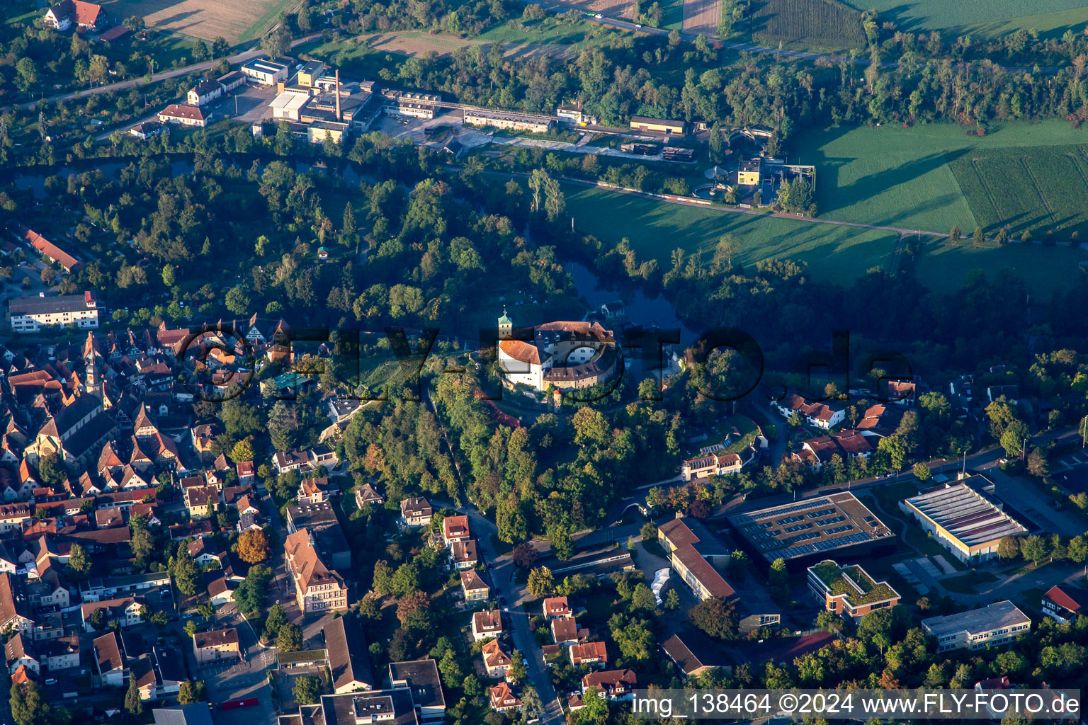 Vue aérienne de Château de Kaltenstein à Vaihingen an der Enz dans le département Bade-Wurtemberg, Allemagne