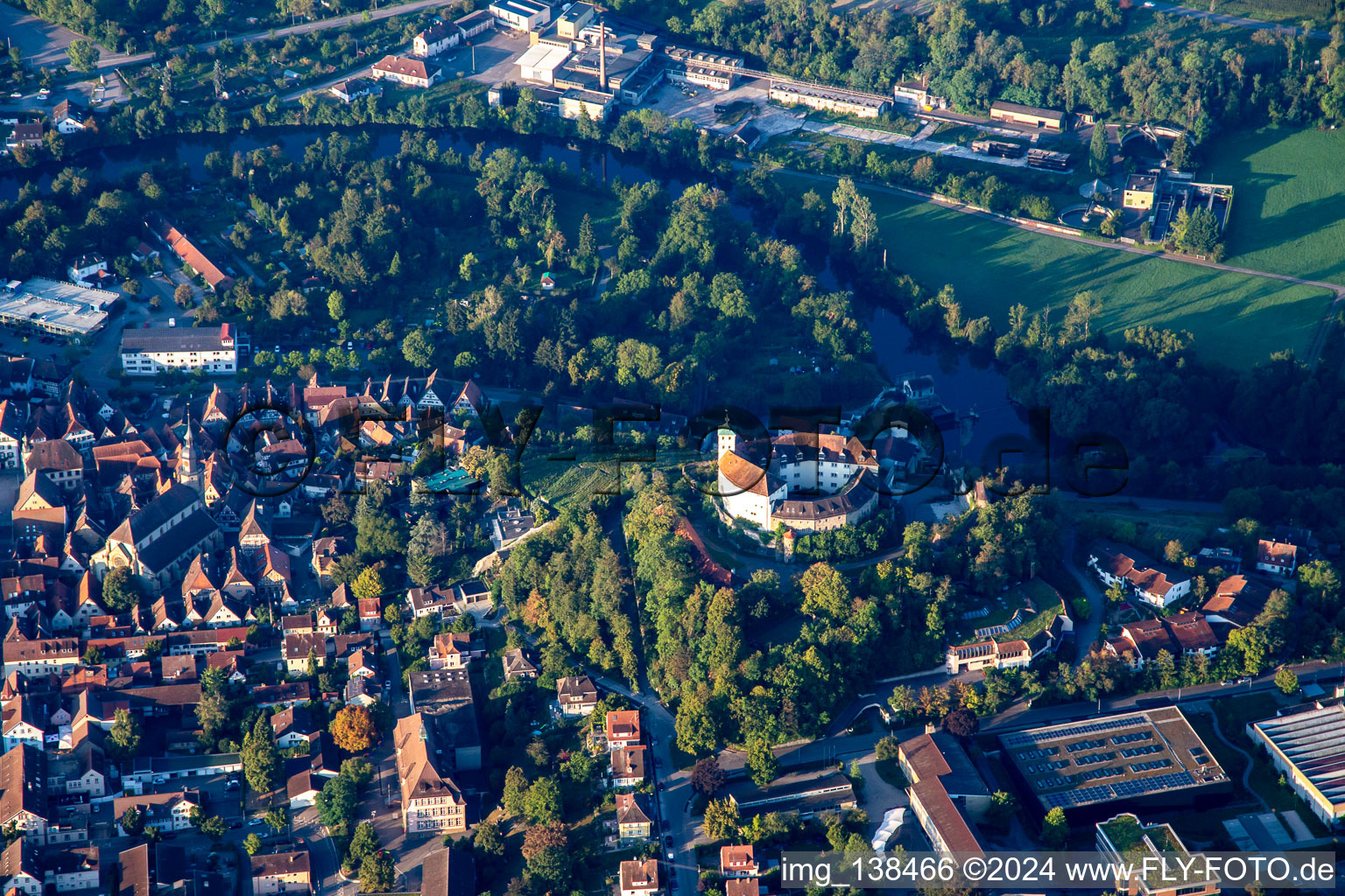 Vue aérienne de Château de Kaltenstein à Vaihingen an der Enz dans le département Bade-Wurtemberg, Allemagne