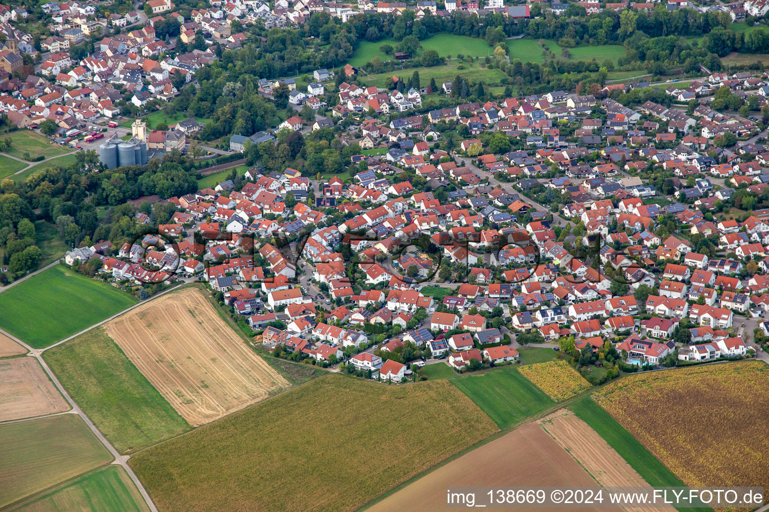 Photographie aérienne de Quartier Schluchtern in Leingarten dans le département Bade-Wurtemberg, Allemagne