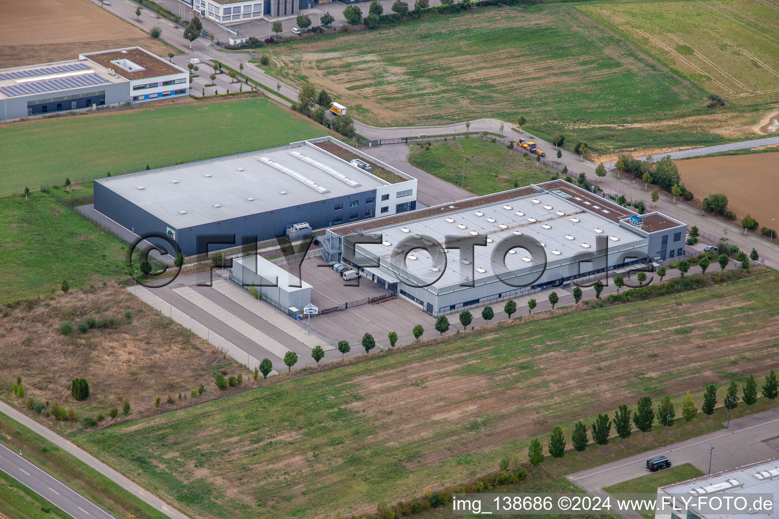 Vue aérienne de MAPAL ITS GmbH à Eppingen dans le département Bade-Wurtemberg, Allemagne