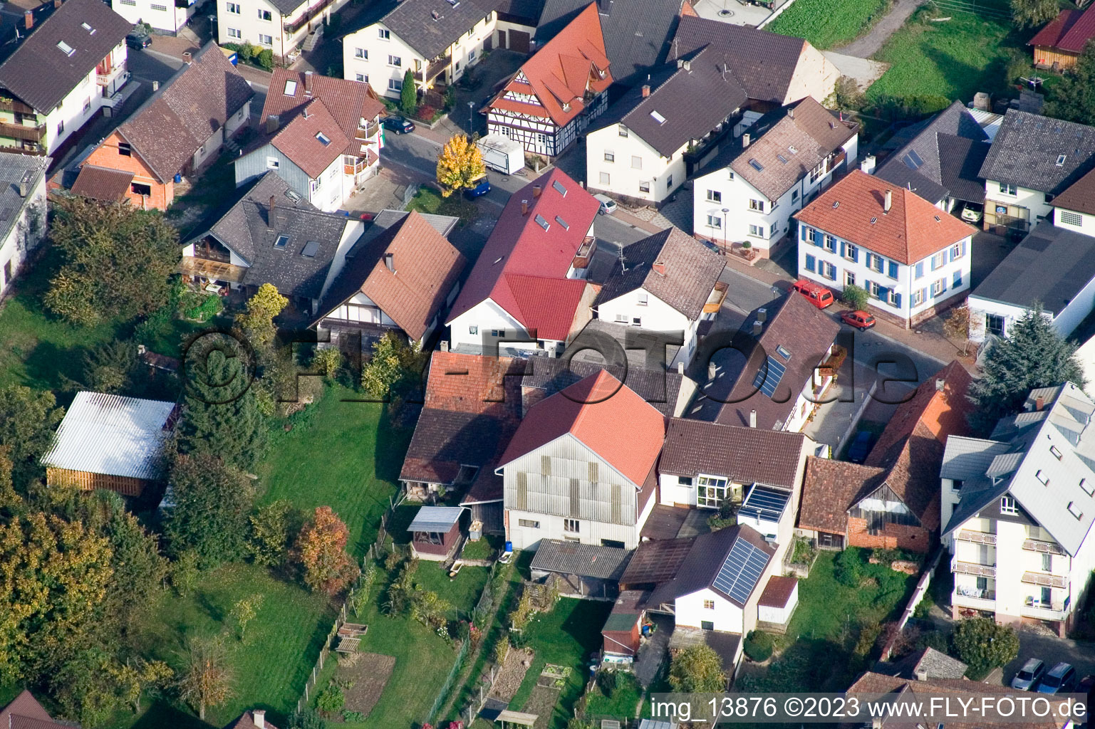 Vue oblique de Quartier Urloffen in Appenweier dans le département Bade-Wurtemberg, Allemagne