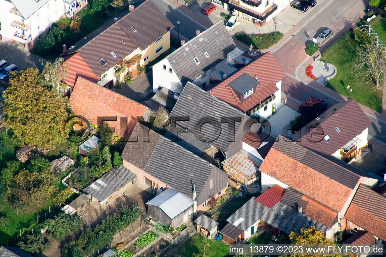 Quartier Urloffen in Appenweier dans le département Bade-Wurtemberg, Allemagne vue d'en haut