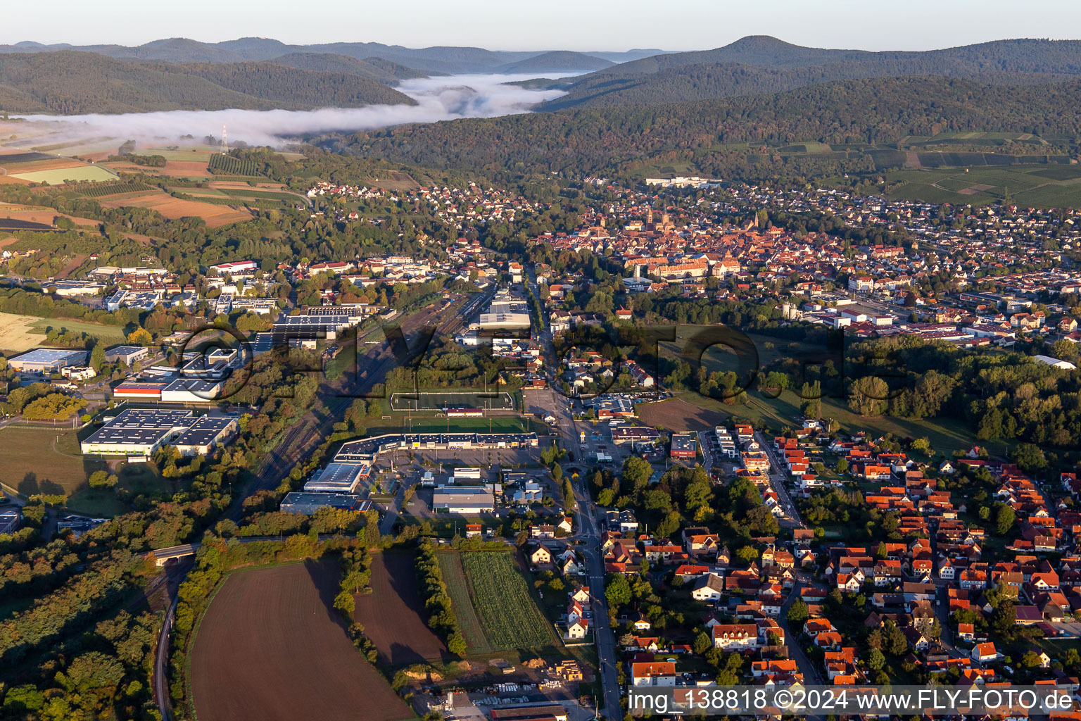 Photographie aérienne de Quartier Altenstadt in Wissembourg dans le département Bas Rhin, France