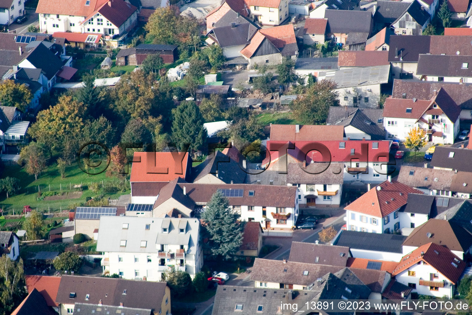 Quartier Urloffen in Appenweier dans le département Bade-Wurtemberg, Allemagne d'un drone
