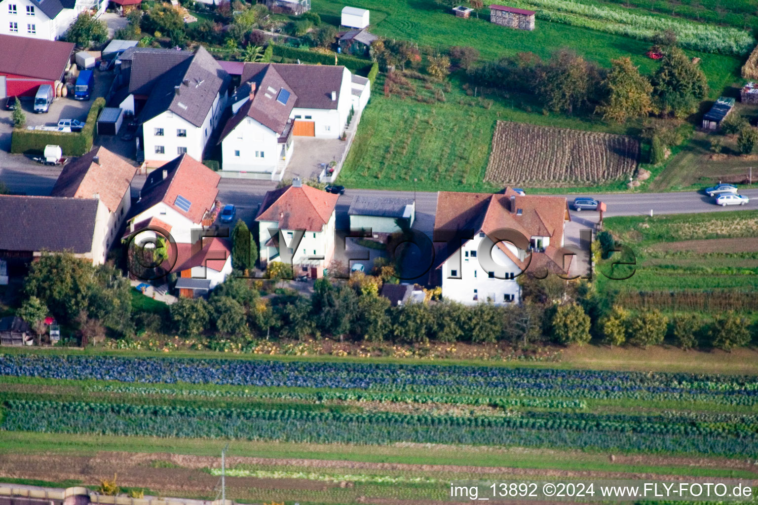 Quartier Urloffen in Appenweier dans le département Bade-Wurtemberg, Allemagne vu d'un drone