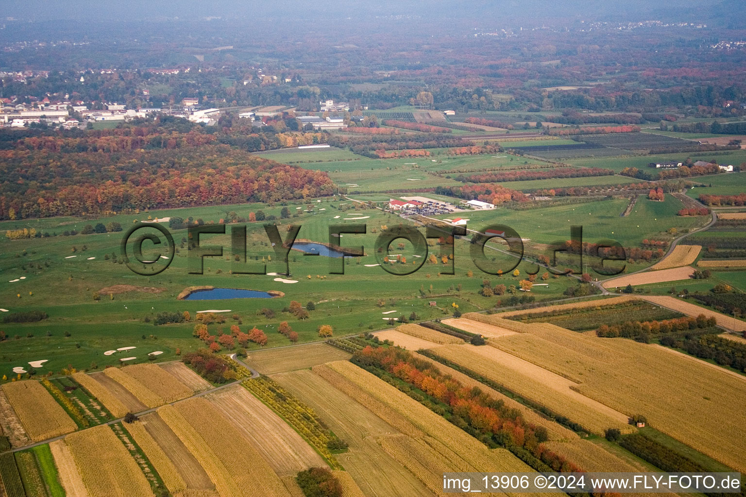 Photographie aérienne de Club de golf Urloffen eV à le quartier Urloffen in Appenweier dans le département Bade-Wurtemberg, Allemagne