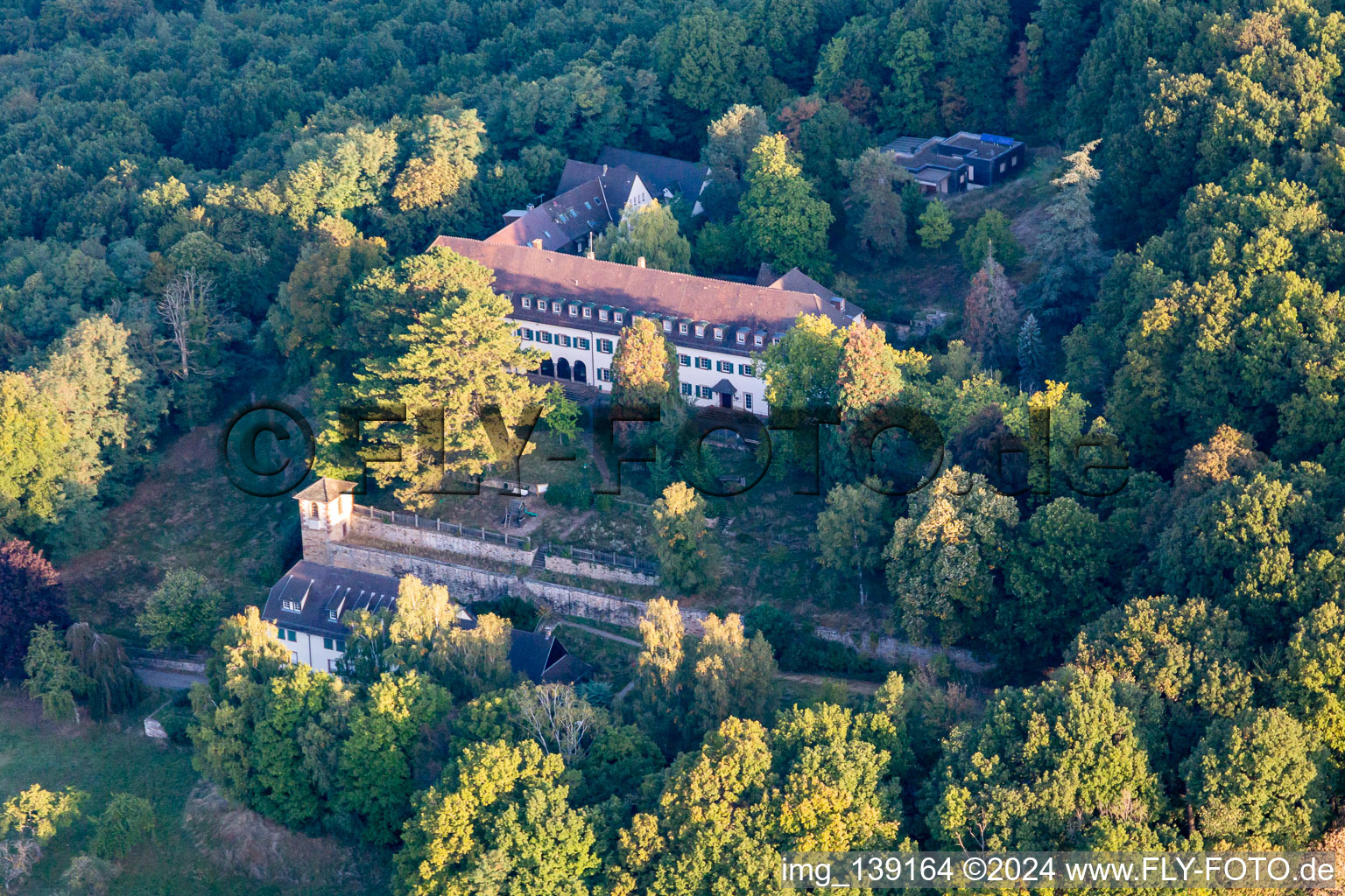 Vue aérienne de Salle de conférence à Gœrsdorf dans le département Bas Rhin, France