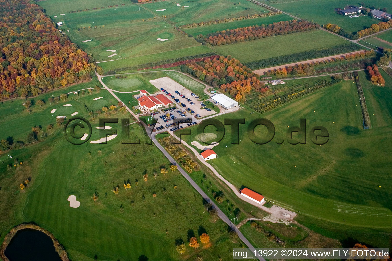 Club de golf Urloffen eV à le quartier Urloffen in Appenweier dans le département Bade-Wurtemberg, Allemagne d'un drone