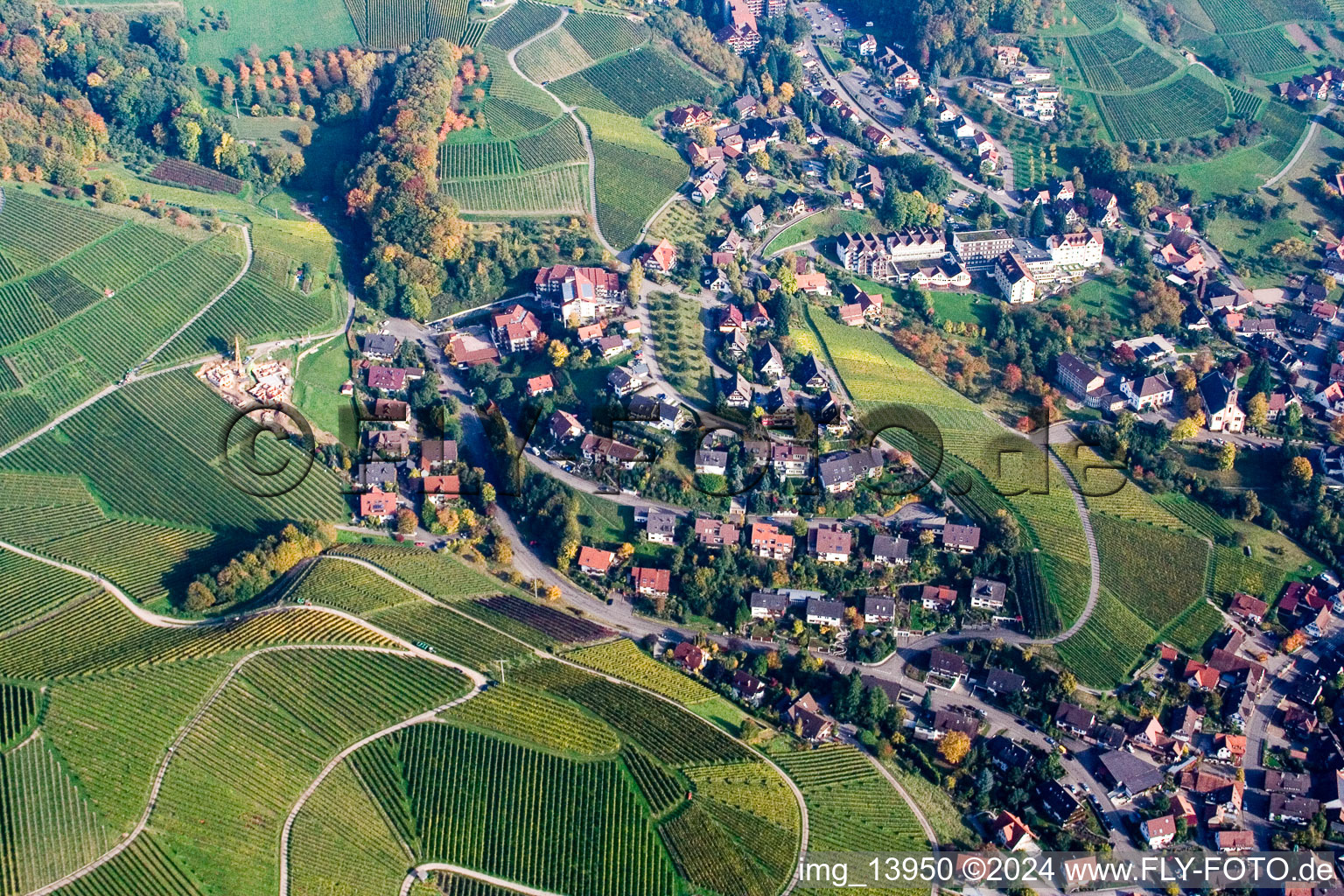 Sasbachwalden dans le département Bade-Wurtemberg, Allemagne hors des airs