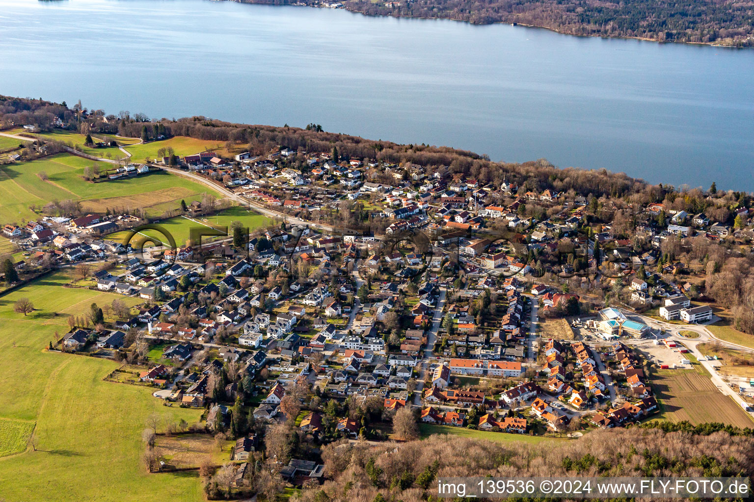 Image drone de Berg dans le département Bavière, Allemagne