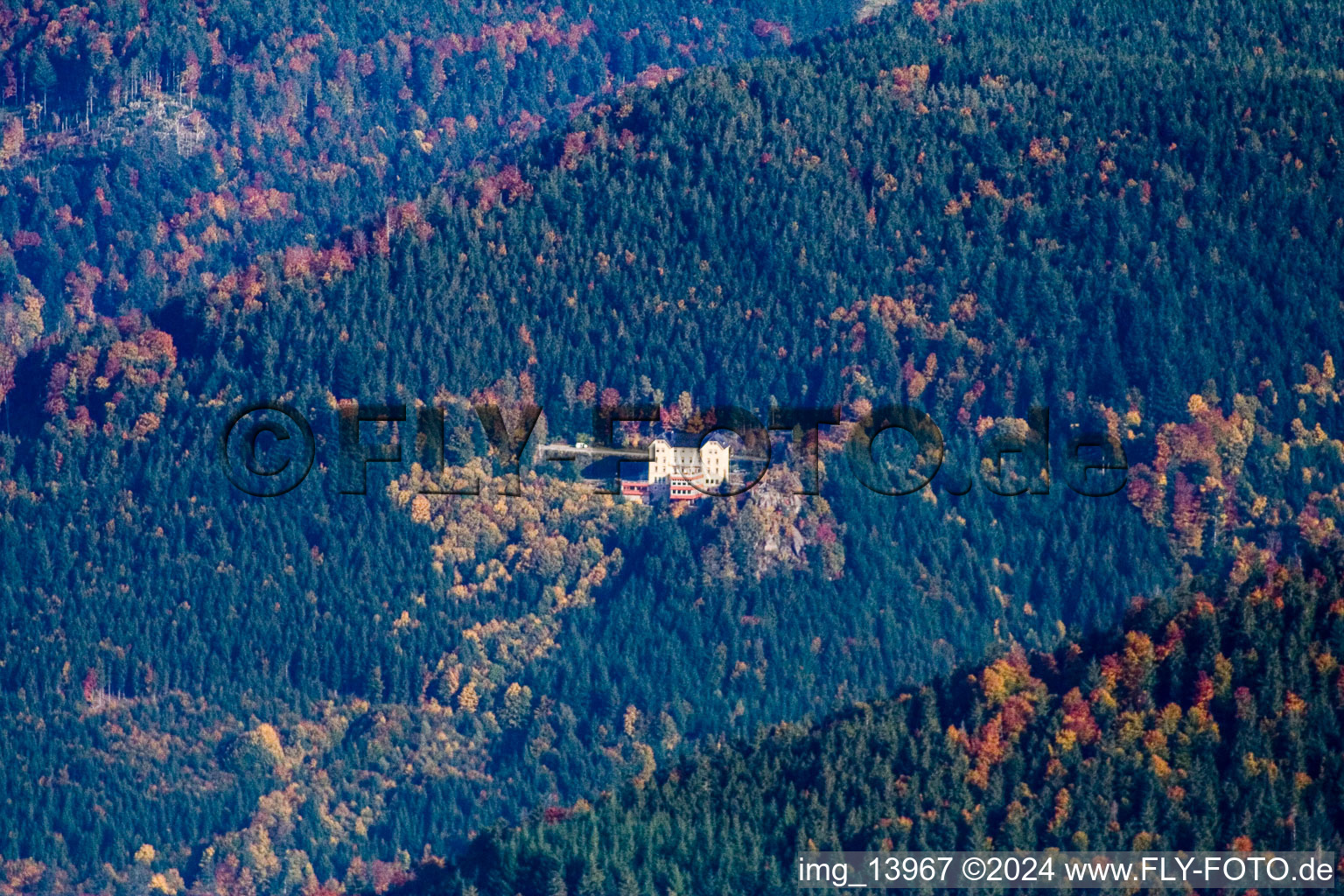 Vue aérienne de Schwarzwasen dans le département Bade-Wurtemberg, Allemagne