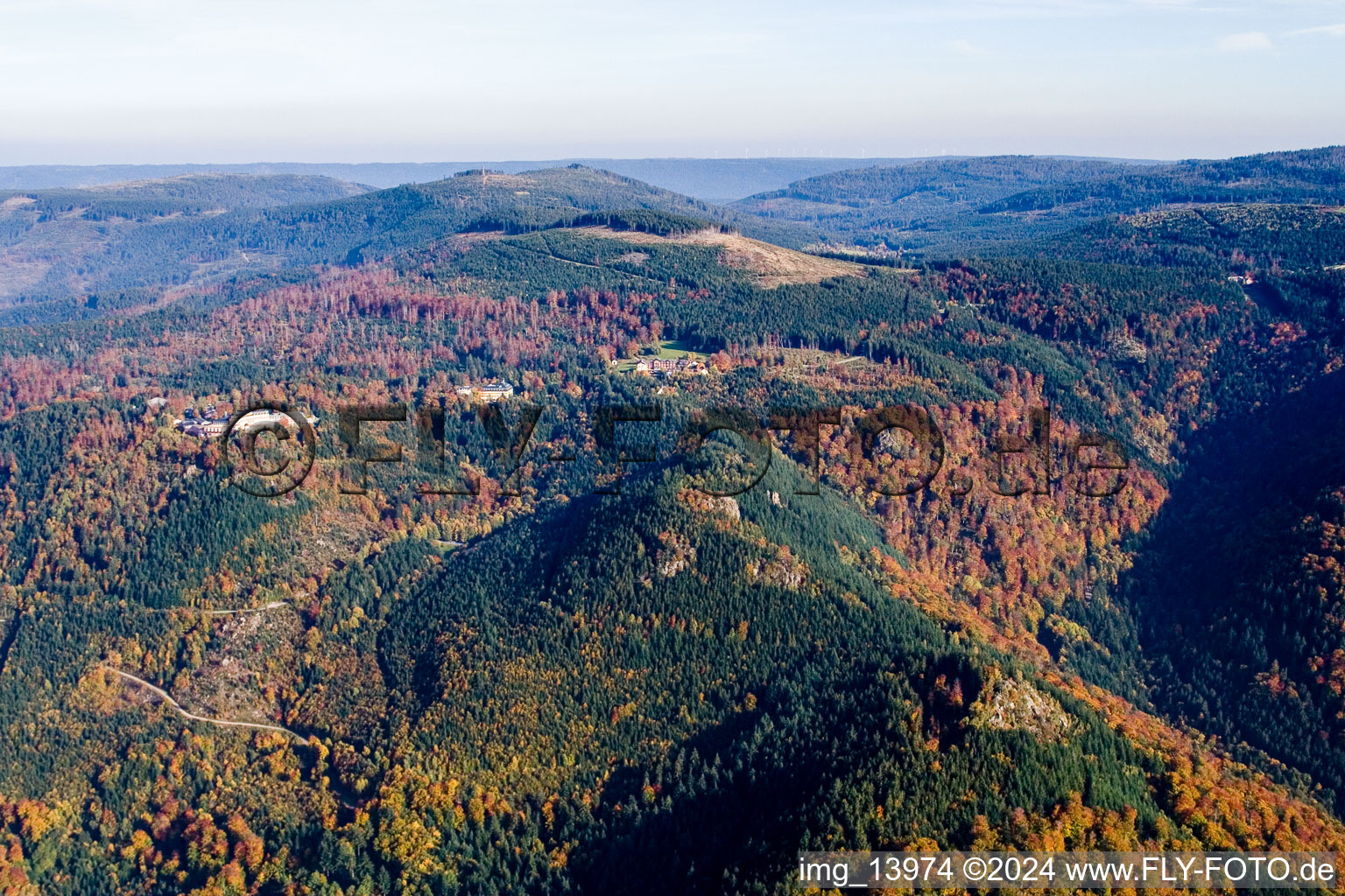 Photographie aérienne de Hauteur de Bühler à Bühlertal dans le département Bade-Wurtemberg, Allemagne