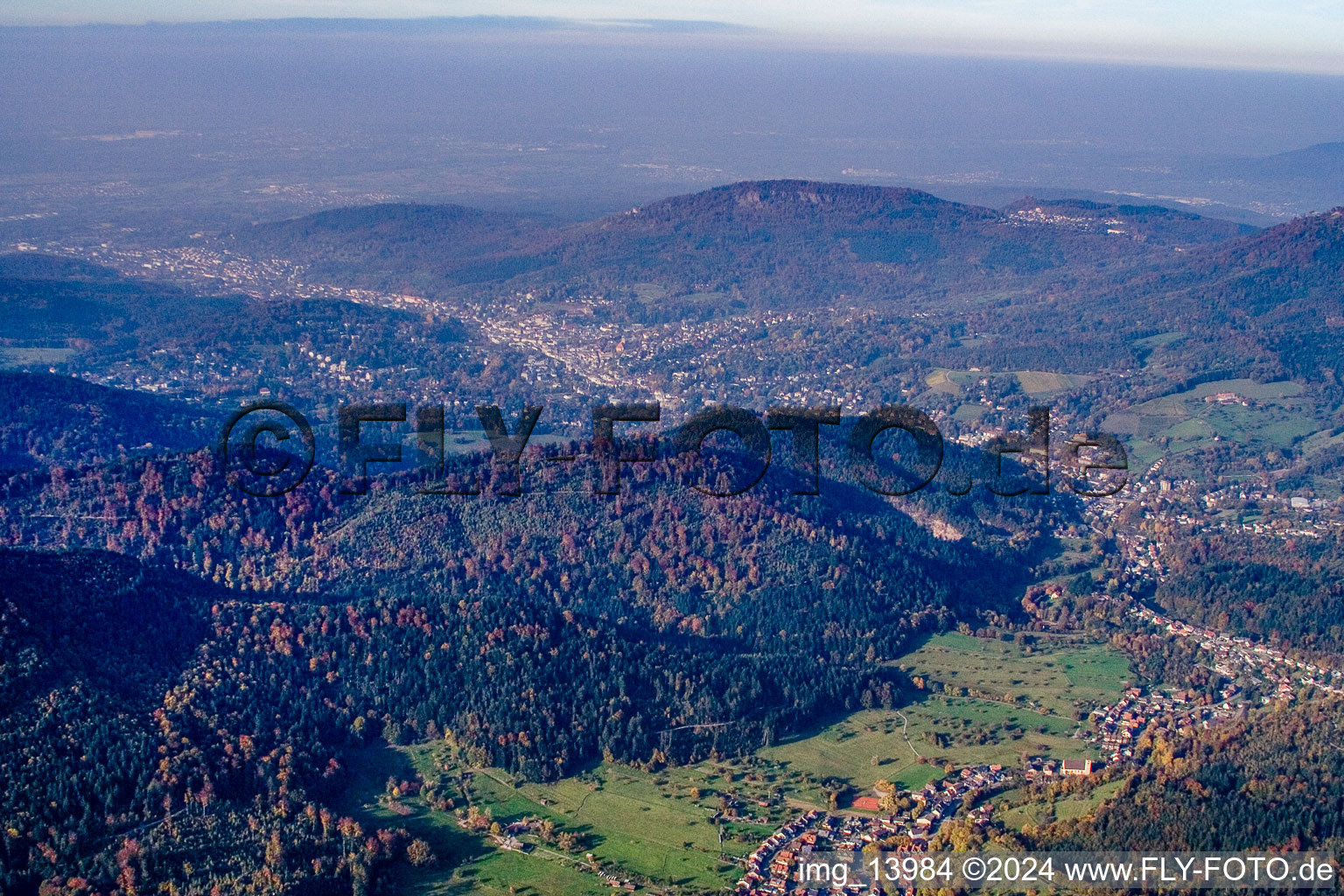 Photographie aérienne de Malschbach dans le département Bade-Wurtemberg, Allemagne