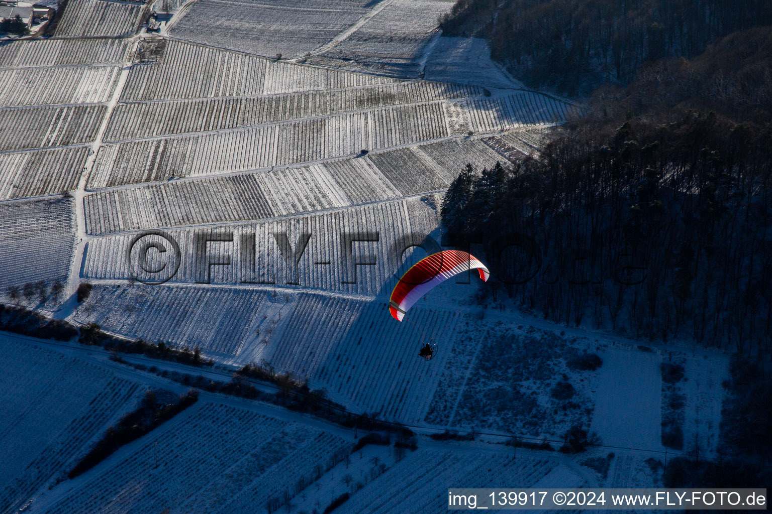 Image drone de Leinsweiler dans le département Rhénanie-Palatinat, Allemagne